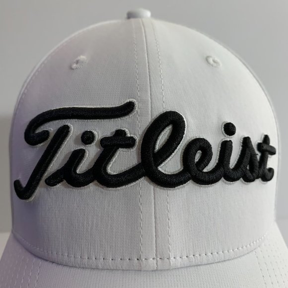 Titleist Hat Tour Performance Golf Cap Adjustable Clasp Closure NHSGA FJ Footjoy - Picture 2 of 10